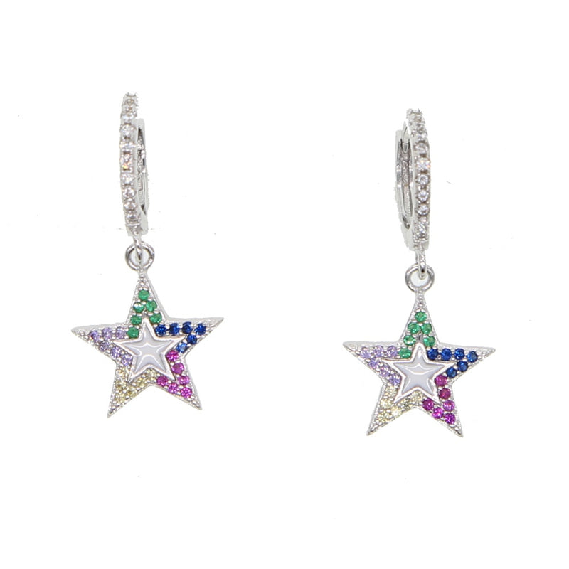 Rainbow Collection Star Bright Earrings
