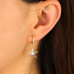 Rainbow Collection Star Bright Earrings