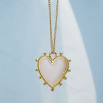 Heart N' Stars Gold Coin Necklace