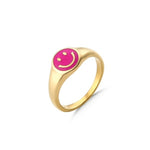 Happy Rainbow Collection Signet Rings