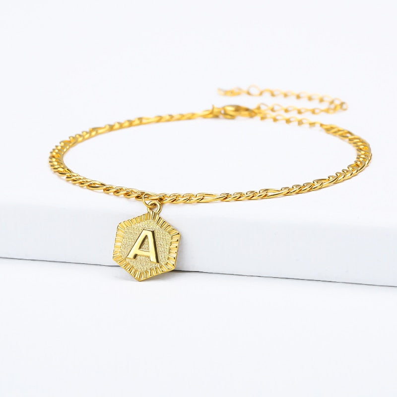 A Z Initial Anklet
