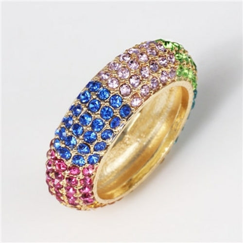 Rainbow Collection Baguette Ring