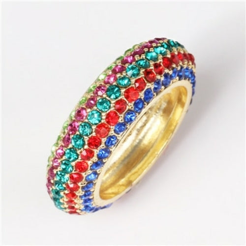 Rainbow Collection Baguette Ring