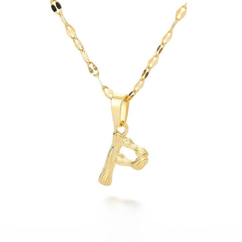 Bamboo Yellow Gold Necklace