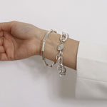 Chain Link Bamboo Bracelet Set