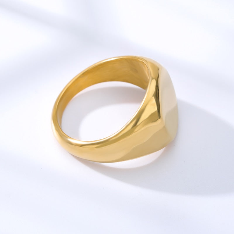 Solid Gold Signet Ring