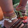 Rainbow collection Tribal Anklets