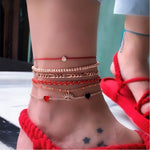 Rainbow collection Tribal Anklets