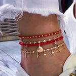 Rainbow collection Tribal Anklets