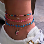 Rainbow collection Tribal Anklets