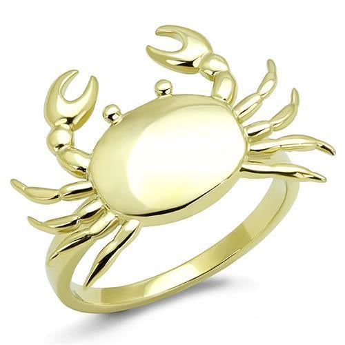Gold Crab Ring